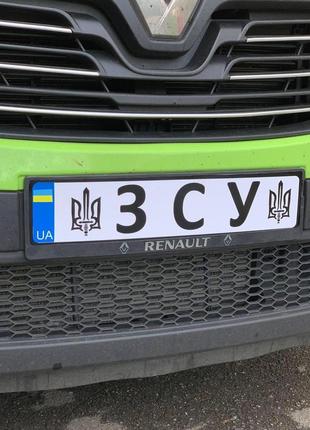 Пластиковый номер для авто