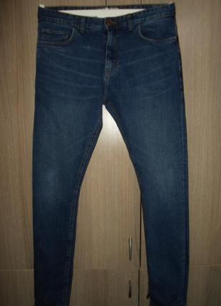 Джинсы стрейчевые next skinny w 34 l 32-34 пояс 88-92 см