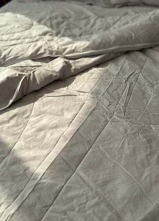 Комплект постільної білизни з 2 ковдрами літо-зима синтепух