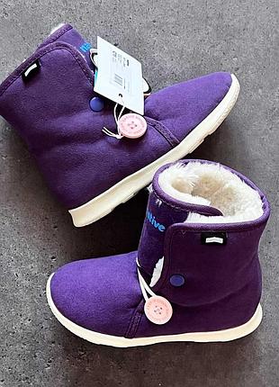 Зимние сапоги для девочки native (канада)