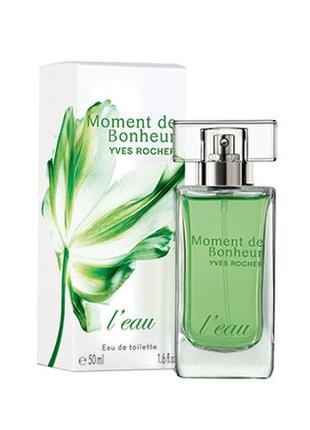 Туалетная вода moment de bonheur l´eau  50мл
