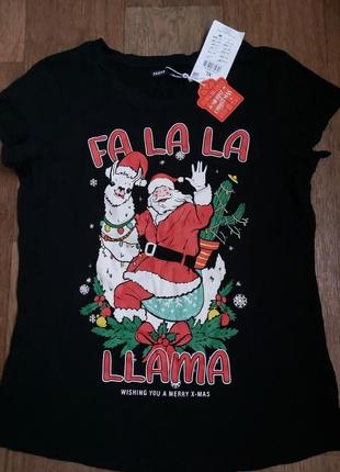 Новорічна футболка жіноча l/xl
