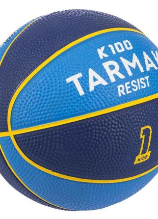 Детский баскетбольный мяч детский tarmak mini №1 от 3-х лет синий