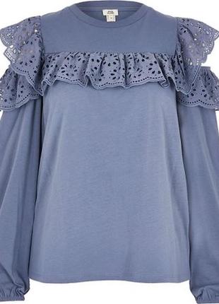 Свитшот с открытыми плечами river island 22 хлопок