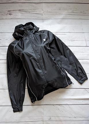 Черный дождевик, ветровка, куртка от дождя от ochsner sport