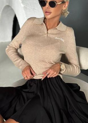 Поло в стилі miu