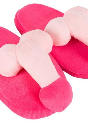 Тапочки - house slippers penis pink 18+