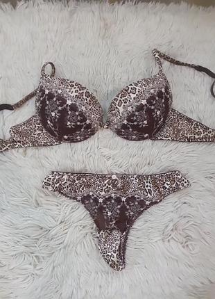 Комплект  белья леопардовый принт