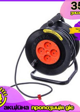 Удлинитель на катушке 20м пвс 2х1,5 переноска у16-01 функциональный электрический удлинитель ve-33