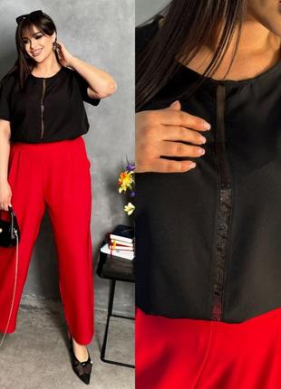 Легкая женская блуза с11011 легкий и нежный образ цвет черный  легкая женская блузка. идеальное допо4 фото