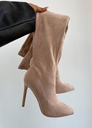 Ботфорти на каблуці