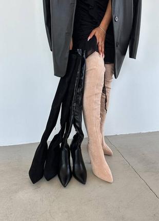 Ботфорти на каблуці