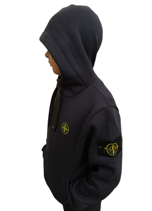 Подростковый теплый спортивный костюм stone island4 фото