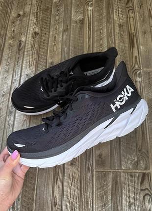 Кросівки для бігу чоловічі hoka clifton 8чорні