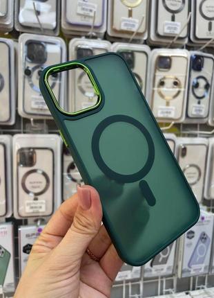 Чохол-накладка space color magsafe iPhone 14 pro max max,чохол прозорий з магсейфом для телефону айфон 12 про макс
