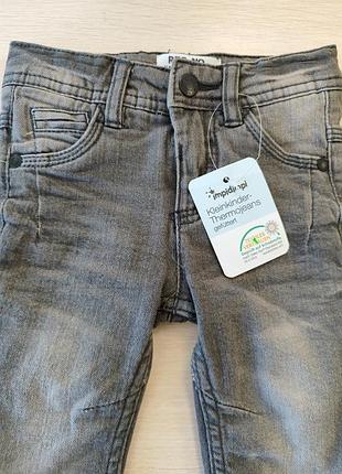 Утеплённые джинсы для малыша