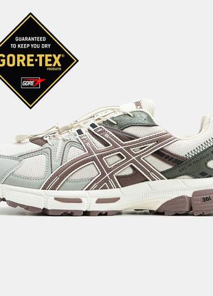 Термо кроссовки asics gel-kahana 8 gore-tex khaki мужские спортивные кроссовки асикс