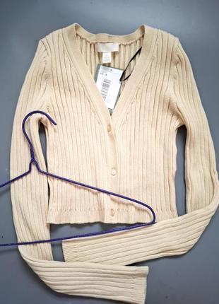 S р тепла кофта кроп h&m