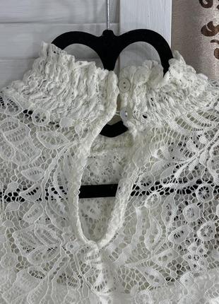 Ажурная блузка блуза кружево