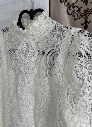 Ажурная блузка блуза кружево