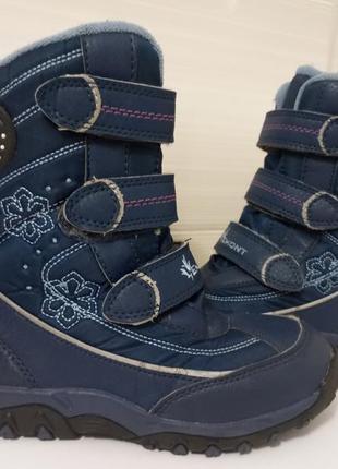 31 р. зимние ботинки vemont мембрана термо ботинки сапоги детские