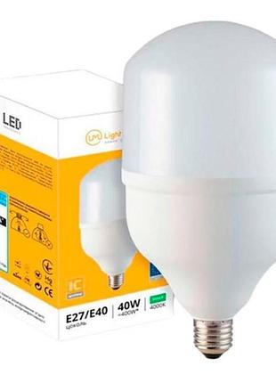 Лампа светодиодная lightmaster lb-575 40 вт  матовая e40/e27 220 в 6400к