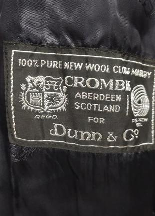 Шерстяное пальто англия dunn and co от crombie10 фото