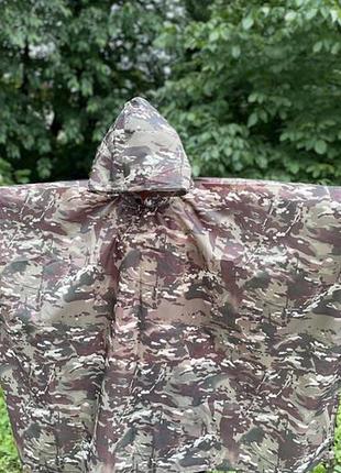 Пончо анти-тепловизор мультикам 3-слойное плащ-пончо для защиты от дронов 240*140см. ve-33