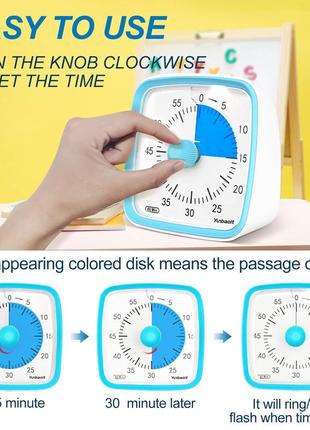 Таймер кухонный для приготовления электронный счетчик 60 минут обратный механический...