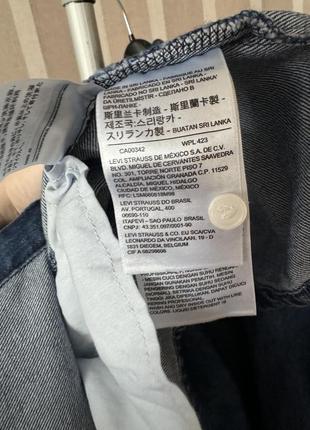 Джинсовое платье с воротником levi’s xs10 фото