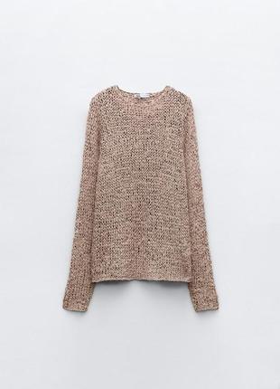 Плетеный свитер от zara