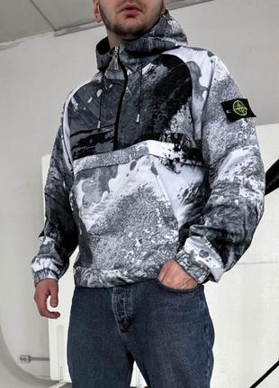 Анорак чоловічий stone island стоун айленд вітровка на осінь
