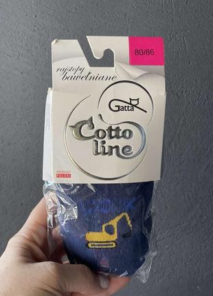 Детские хлопковые колготки wola (польша) 80/86см в ассортименте