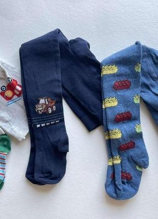 Детские хлопковые колготки wola (польша) 80/86см в ассортименте