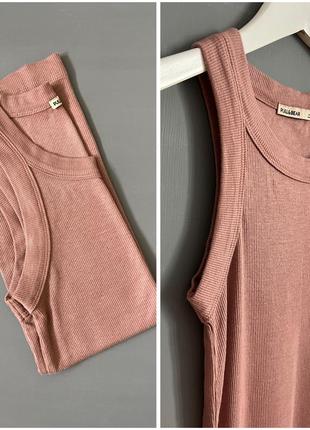 Pull&bear, базовий топ / майка в рубчик