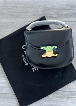 Женская кожаная сумка в стиле celine