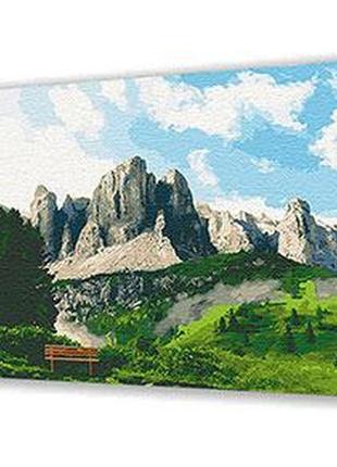 Картина по номерам доломитовые альпы 40х50 см арт-крафт1 фото