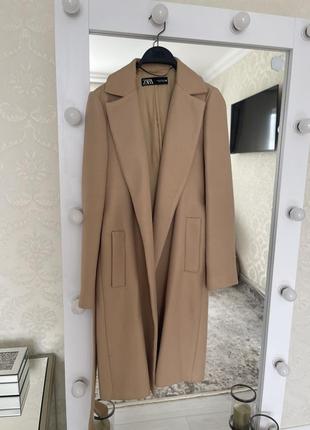 Пальто zara кемел беж оригінал