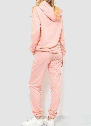 Спорт костюм женский двухнитка, цвет светло-персиковый, 244r0094 фото