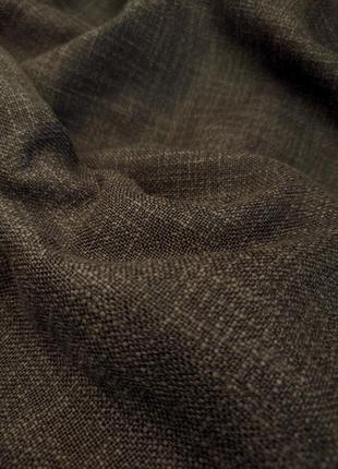 Юбка длинная коричневая прямая макси в пол винтажная мешковина шерсть лен7 фото