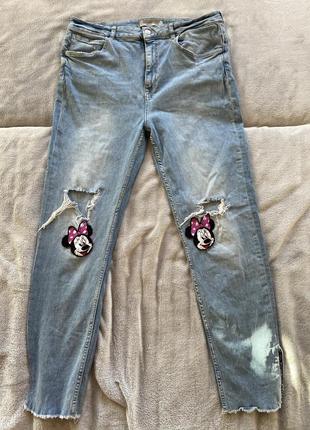 Джинсы, длина 101, шаг 70, пояс 46,, бедра 53, посадка 31