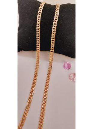 Ланцюжок xuping po. 54 см/4мм плетіння панцирне.