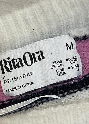 Теплий світер в смужку 4