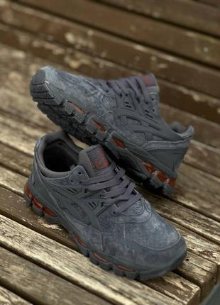 Asics gel kayano trainer 21 navy
suede grey red6 фото