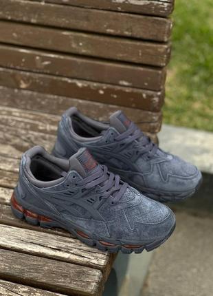 Asics gel kayano trainer 21 navy
suede grey red5 фото