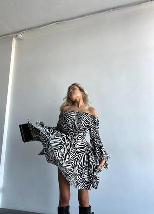 Сукня зебра9 фото