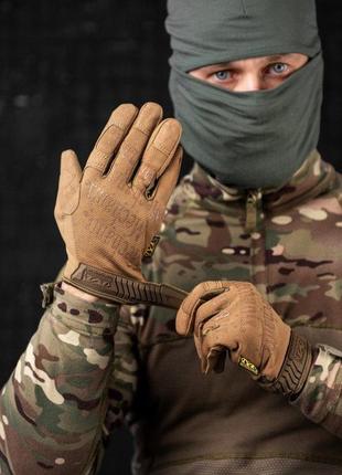 Чоловічі тактичні штурмові рукавиці, повнопалі