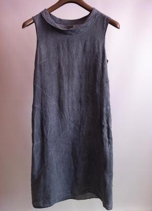 Лляна міді сукня lina tomein2 фото
