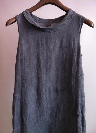 Лляна міді сукня lina tomein3 фото