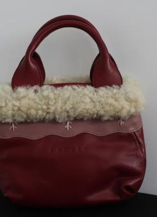 Сумочка-маленькая radley в бордовом цвете